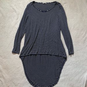 Sainsbury Tu High-Low Striped Top